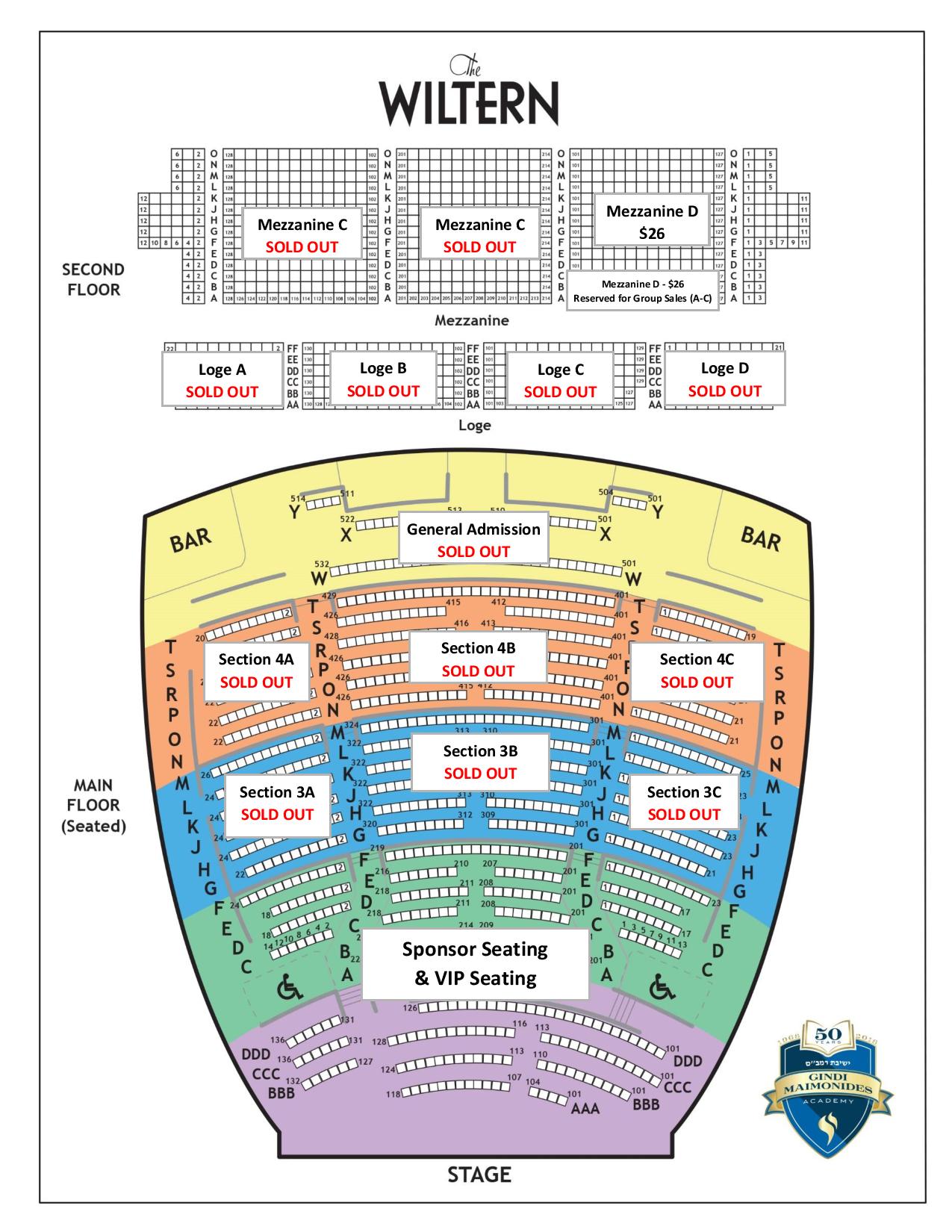 Wiltern Seating Chart Website Gindi Maimonides Academy Gindi